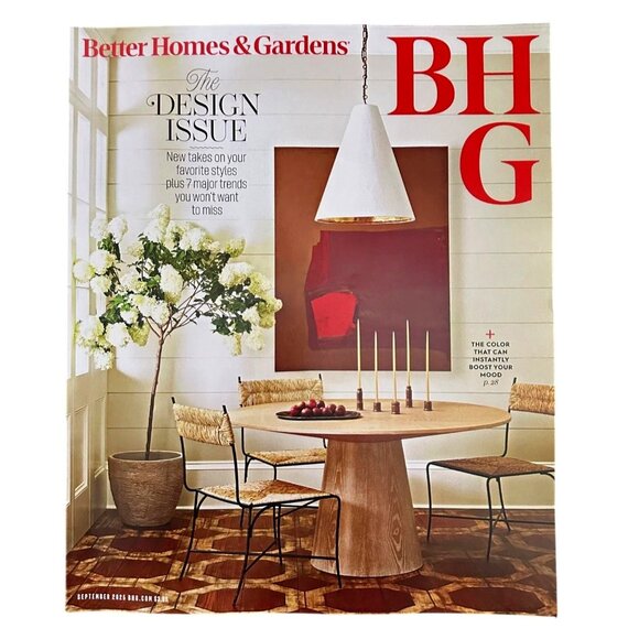 Better Homes And Gardens Other - BHG Better Homes & Gardens Magazine September 2025 Issue - The Design Issue